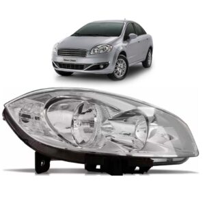 Farol Fiat Linea 08 09 10 2011 2012 2013 2014 2015 1ª Linha - Direito/passageiro