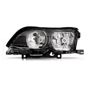 Farol Bmw S3 2002 A 2004 Sedan Mascara Negra Com Foco Duplo Lado Esquerdo