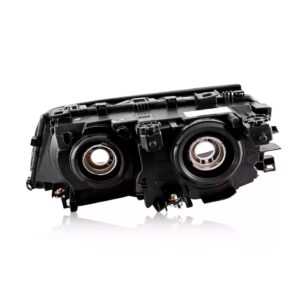 Farol Bmw S3 2002 A 2004 Sedan Mascara Negra Com Foco Duplo Lado Esquerdo