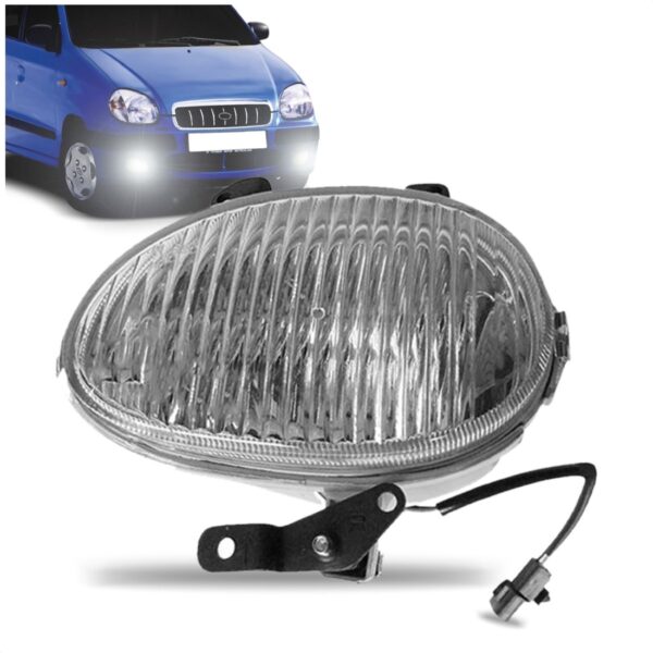 Farol Milha Auxiliar Hyundai Atos 98 99 00 Cristal 1ª Linha - - Esquerdo