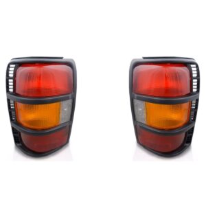 Sinaleira Traseira Pajero 92 93 94 95 96 97 Aro Preto. Lado Esquerdo