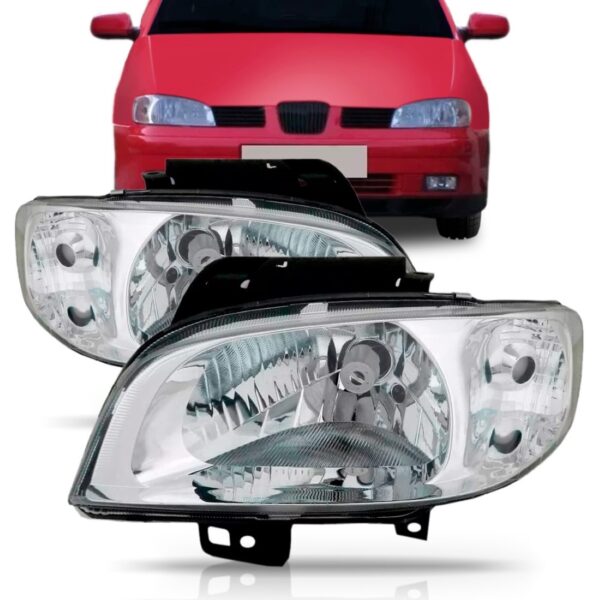Farol Seat Cordoba 1999 2000 2001 2002 Foco Duplo 1ª Linha Esquerdo/motorista