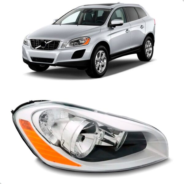 Farol Volvo Xc60 2008 2009 2010 2011 2012 2013 1ª Linha Direito/passageiro
