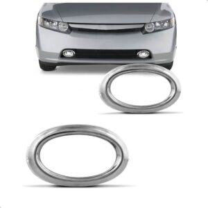 Par Aro Farol Milha Auxiliar Civic 2006 2007 2008 Cromado Cromado Ambos Os Lados