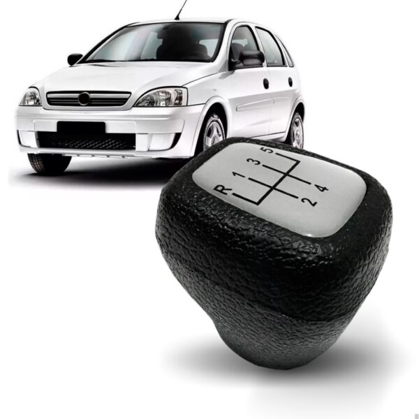 Bola De  Cambio Para Corsa 5m Resina Aluminio Preto