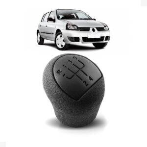 Manopla Bola Cambio Clio Cor Cinza Cinza