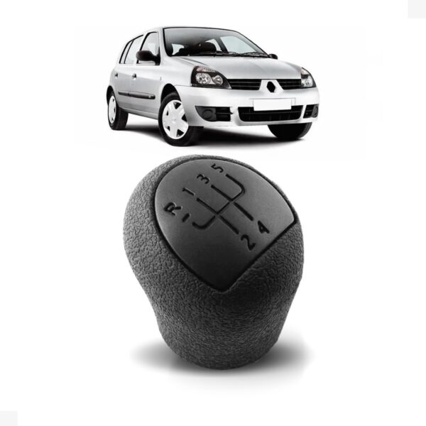 Manopla Bola Cambio Clio Cor Cinza Cinza