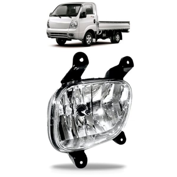 Farol Milha Auxiliar Bongo K2700 / K2500 2005 A 2012 Cromado Lado Esquerdo