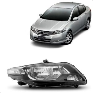 Farol Para Honda City 2009 2010 2011 1ª Linha - Direito/passageiro