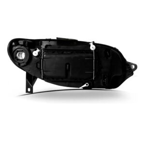 Farol Mascara Negra Palio Elx 04 A 2013 Aro Cromado 1ª Linha - Esquerdo/motorista