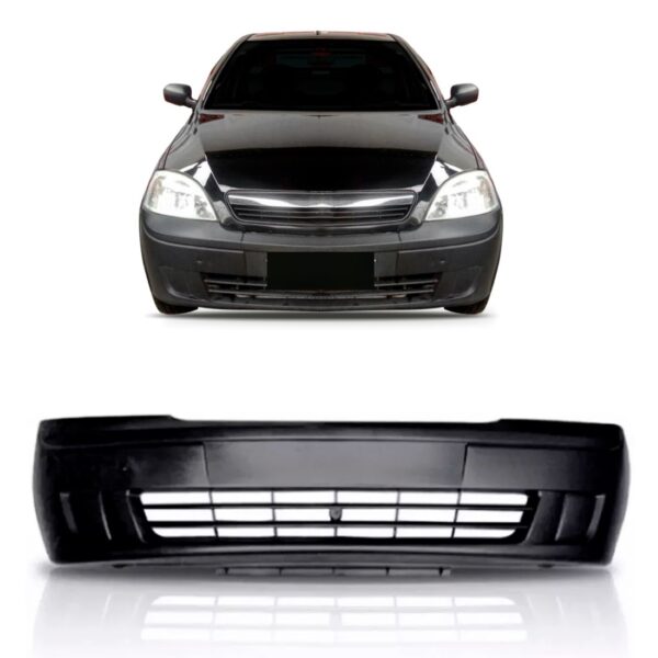 Parachoque Dianteiro Corsa Montana 2003 A 2007 S/furo Milha - Preto