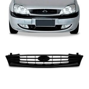 Grade Radiador Fiesta 2000 A 2002 Courier 2000 A 2010 Preto Preto