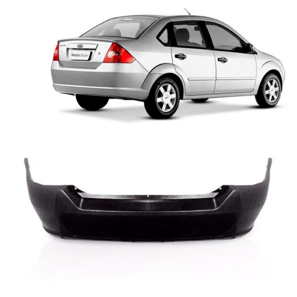 Parachoque Traseiro Fiesta Sedan 2003 2004 A 2010 1a Linha