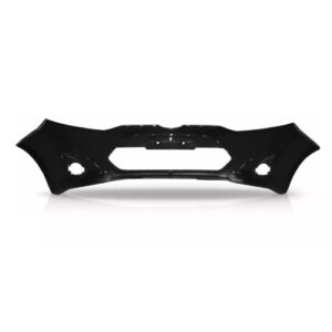 Parachoque Fiesta 2011 2012 2013 2014 Preto Liso Com Furo