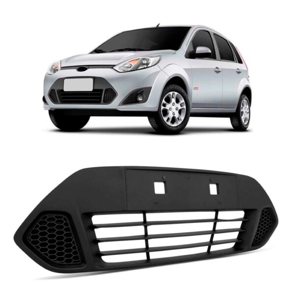 Grade Central Fiesta 2011 2012 Com Plástico 1a Linha