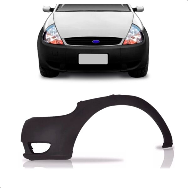 Envolvente Dianteiro Ka 2002 A 2007 Texturizado 1a Linha  Lado Esquerdo