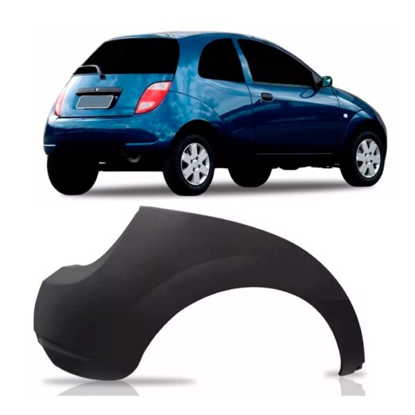 Parachoque Traseiro Ka 2002 2003 A 2007 1a Linha  Lado Direito