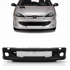 Parachoque Dianteiro Peugeot 206 2004 A 2011 Novo Preto