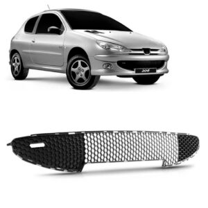 Grade Central Peugeot 206 2005 A 2010 S/friso Bocão 1a Linha