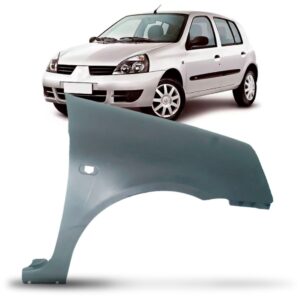 Paralama Clio 2003 04 05 06 07 08 09 10  2011 Cinza Lado Direito