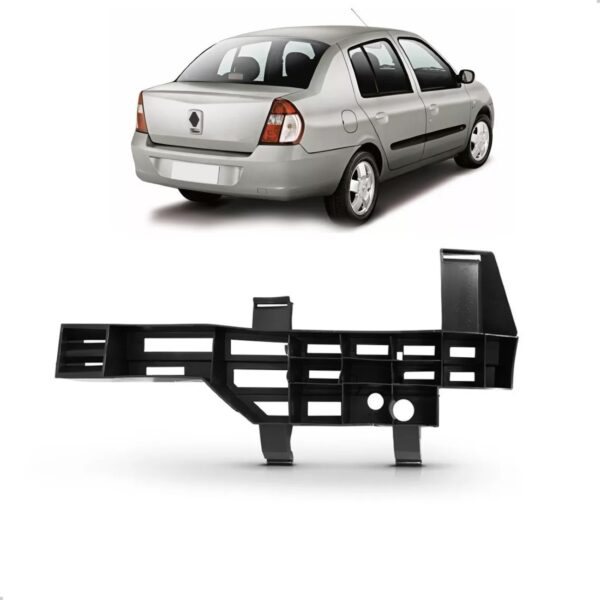 Alma Parachoque Traseiro Clio Sedan 2006 A 2012 Lateral Lado Direito