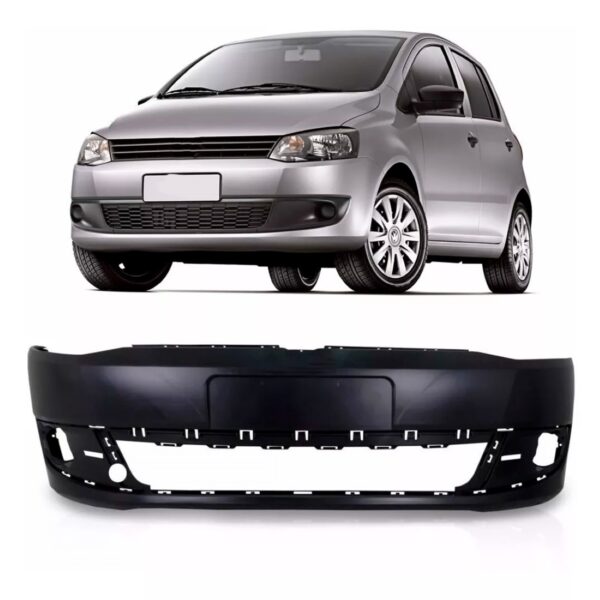 Envolvente Dianteiro Fox 2015 A 2017 Furo Auxiliar 1a Linha  Preto