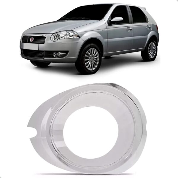 Moldura Farol Milha Palio 2010 2011 2012 Cromado Lado Direito