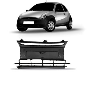 PARACHOQUE DIANTEIRO KA 1997 A 2001 PRETO TEXTURIZADO CENTRAL