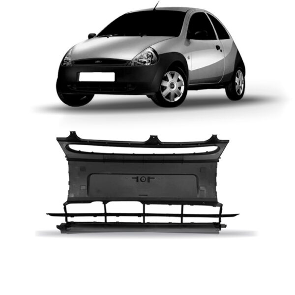 PARACHOQUE DIANTEIRO KA 1997 A 2001 PRETO TEXTURIZADO CENTRAL