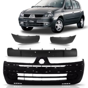 Parachoque Dianteiro Clio 2003 2004 2005 Completo 1a Linha  Preto
