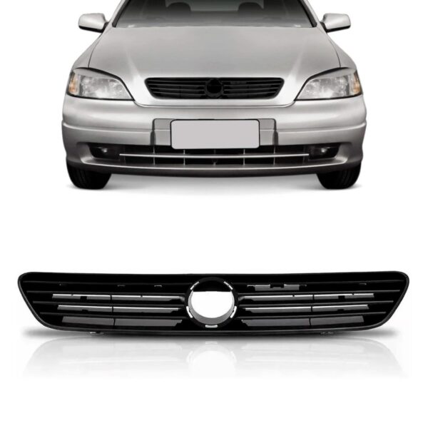 Grade Radiador Astra 1998 99 00 01  2002 Preto