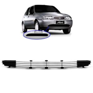 Tela Grade Fiesta 1996 A 1999 Inferior S/ Auxiliar Preto