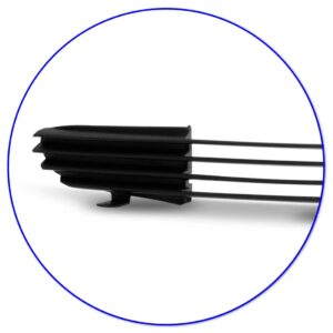 Tela Grade Fiesta 1996 A 1999 Inferior S/ Auxiliar Preto