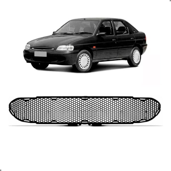 Tela Frontal Parachoque Escort 97 98 99 2000 01 2002 Central Plástico