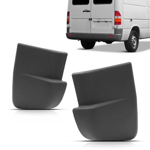 Ponteira Traseiro Sprinter 1995  2011 Com Suporte Cinza Lado Esquerdo