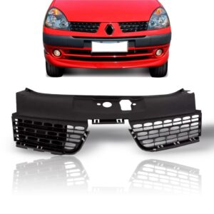 Grade Radiador Renault Clio 2003 2004 2005 1a Linha Preto