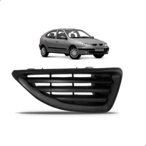 Tela Frontal Megane 2000 2001 2002 2003 Preta Sem Friso Lado Direito