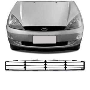 Grade Central Parachoque Focus 1998 A 2003 Gl C/furo Frizada - Preto