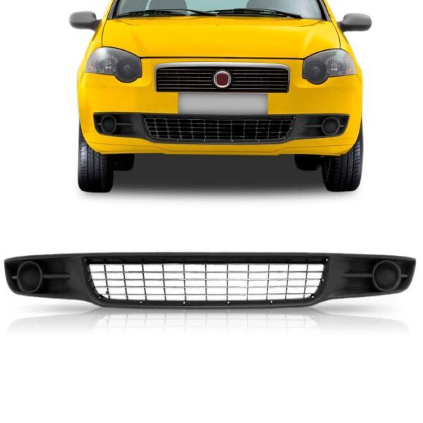 Grade Central Siena 2009 A 2012 Sem Furo Milha 1a Linha Preta