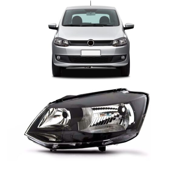 Farol Fox 2010 2011 2012 2013 2014 Foco Simples 1ª Linha - Esquerdo/motorista