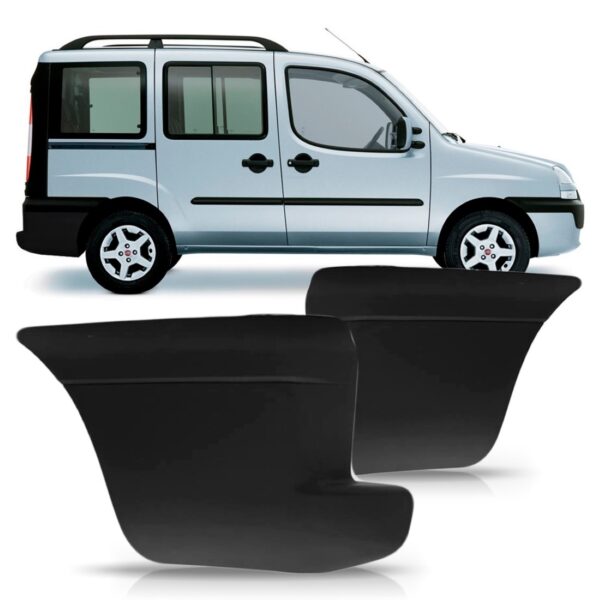 Ponteira Parachoque Traseiro Fiat Doblo 2002 Á 2008 Lado Direito