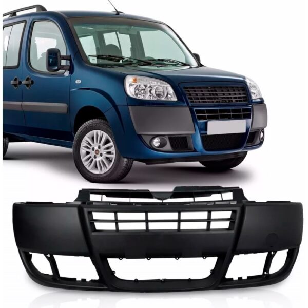 Parachoque Dianteiro Doblo 2009 10 11 12 A 2021 1a Linha  Preto