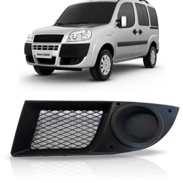 Moldura Milha Doblo 2009 10 11 12 13 14 15 A 2021 Sem Furo Lado Esquerdo