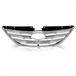 Tela Frontal Sonata Para Hyundai Cromada 2011 2012 2013 2014 Preto