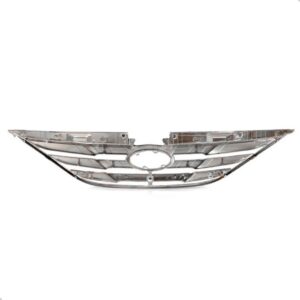 Tela Frontal Sonata Para Hyundai Cromada 2011 2012 2013 2014 Preto