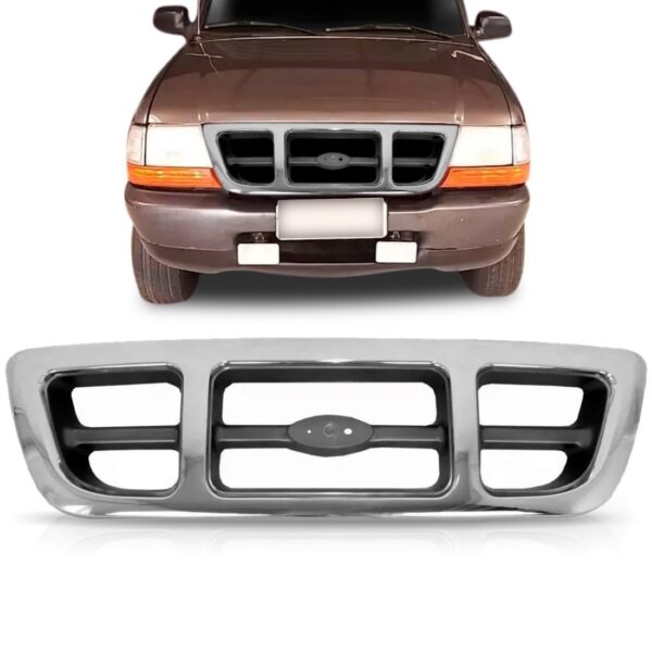 Grade Radiador Ford Ranger 2000 2001 2002 Á 2004 1a Linha