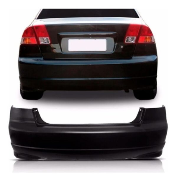 Parachoque Traseiro Civic 2004 2005 2006 Sedan 1a Linha