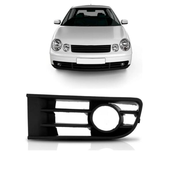 Moldura Milha Polo 2003 2004 2005 2006 Com Furo Lado Esquerdo