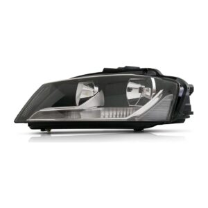 Farol Audi A3 08 09 10 2011 2012 Elétrico Com Motor 1ª Linha - Esquerdo/motorista