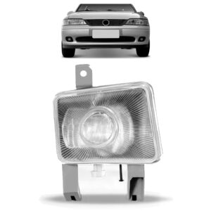 Farol De Milha Auxiliar Para Vectra 2000 A 2006 Lente Lisa Lado Direito